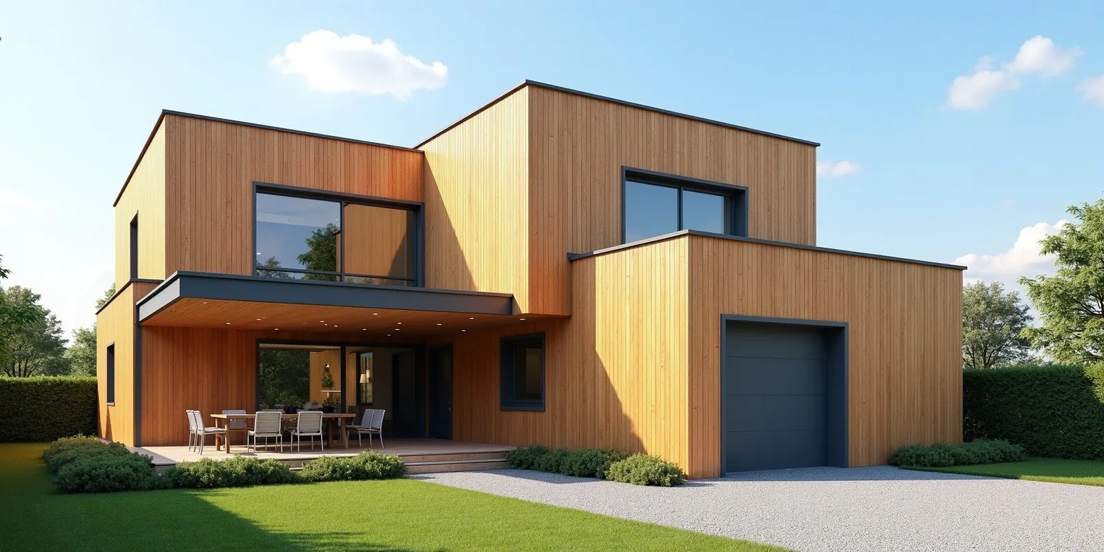 Holzfassade Verkleidung für moderne und klassische Gebäude - Zimmerermeister Heilbronn Holzfassade Verkleidung außen Heilbronn - Zimmerei LESNIKHAUS